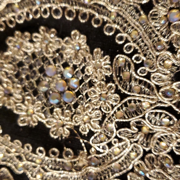 Donated Gorgeous black and gold prom dress - Picture 13 of 17